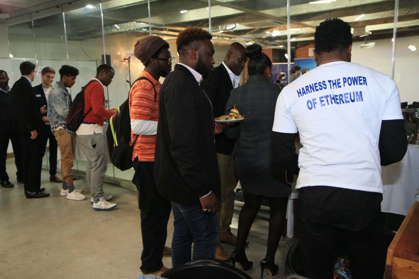 EthJoburg 1 — Post-event networking as Johannesburg's Ethereum community forms.
