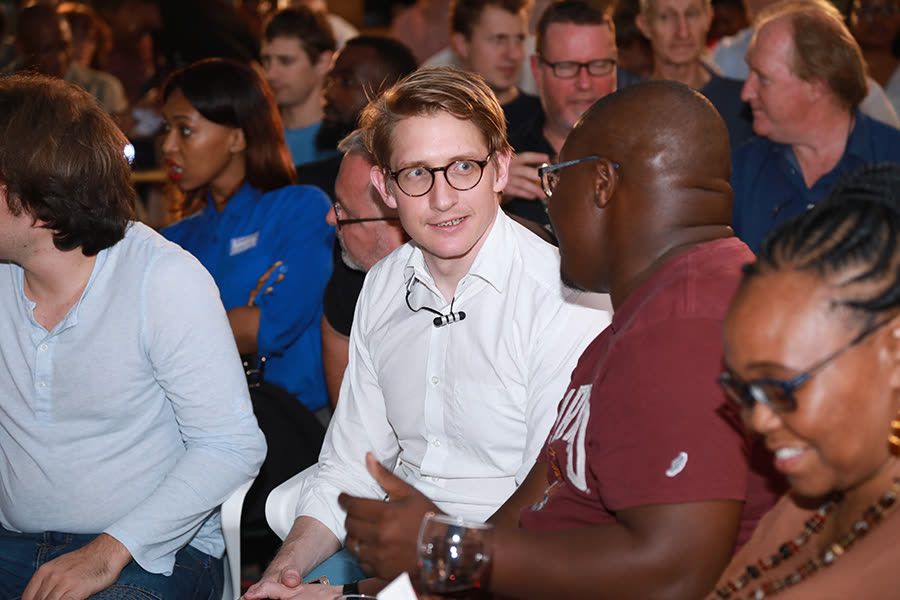 EthJoburg 2 — Discussion between developers and enterprise teams.