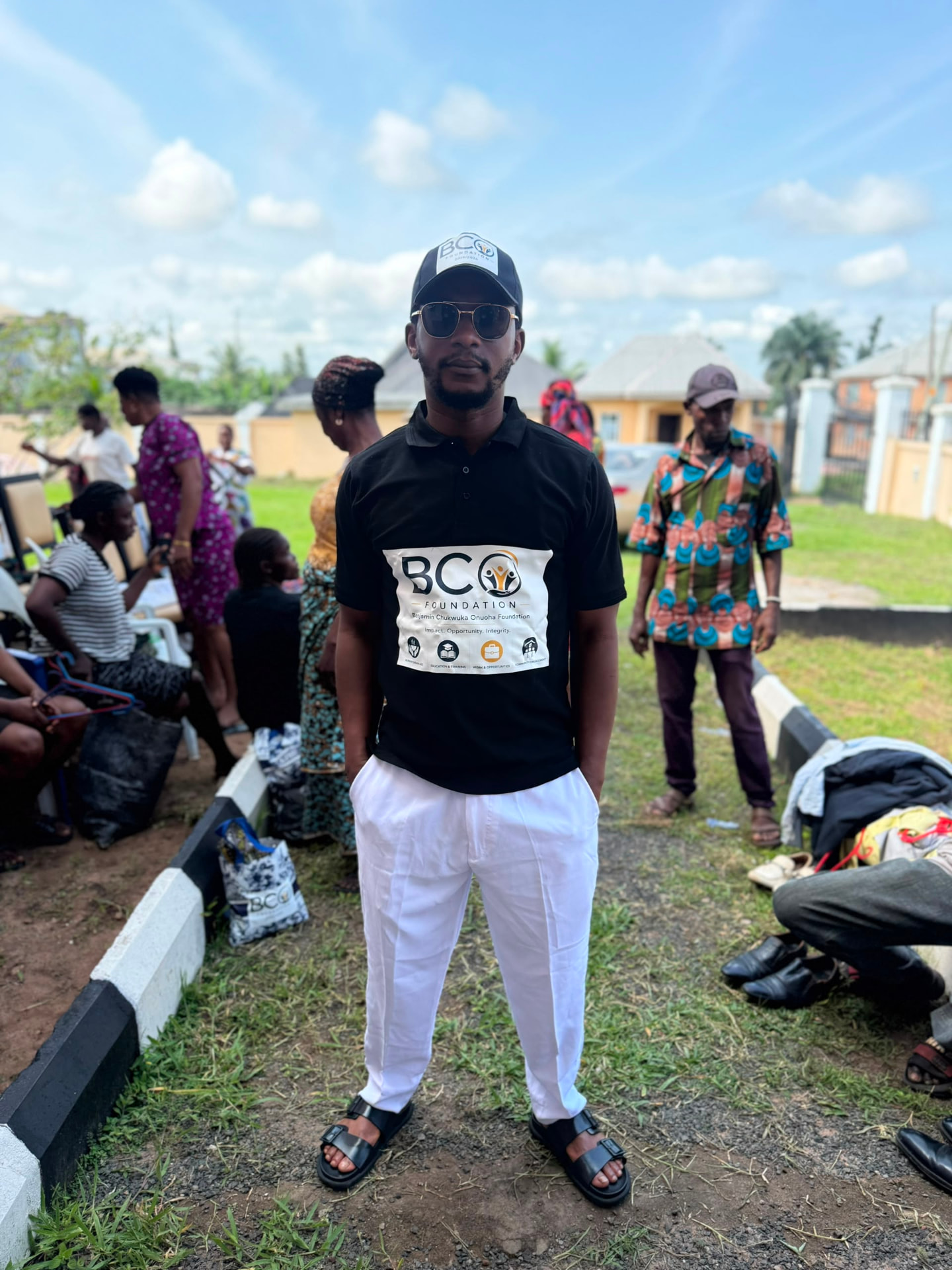 The BCO Foundation founder at the first outreach